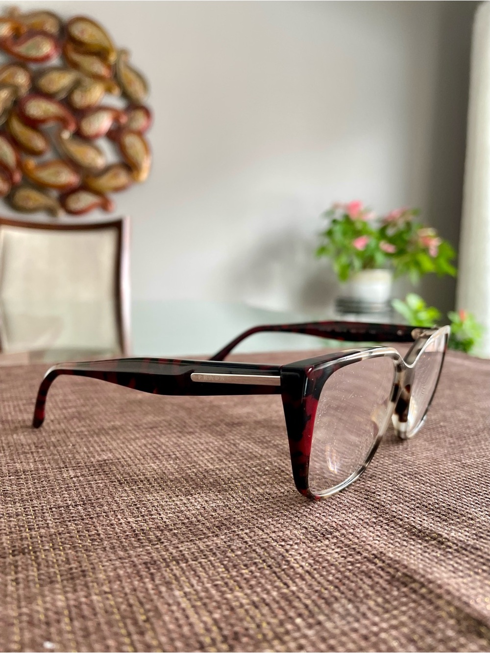 Prada Tortoise Pattern Eyewear - Picture 4 of 7